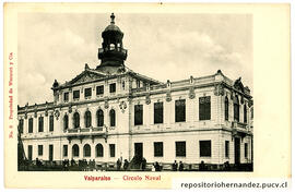 Postal Circulo naval - Valparaíso