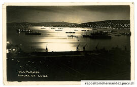 Postal Valparaíso Noche de Luna 2 - Valparaíso