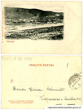 Postal Chorrillos - Viña del Mar