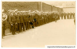 Postal La marineria alzada en la cárcel pública de Valparaíso 1931 - 1