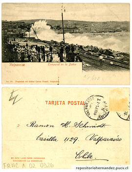 Postal Temporal en la bahía 3 - Valparaíso