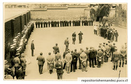 Postal La marineria alzada en la cárcel pública de Valparaíso 1931 - 2