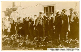 Postal La marineria alzada en la cárcel pública de Valparaíso 1931 - 5