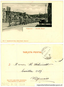 Postal Avenida Brasil 2 - Valparaíso