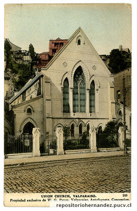 Postal Iglesia del Espíritu Santo  -Valparaíso