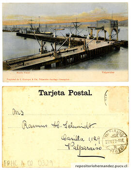 Postal Muelle Fiscal 2 - Valparaíso