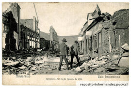 Postal Terremoto del 16 de agosto de 1906 - Valparaíso