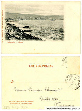 Postal Bahía - Valparaíso