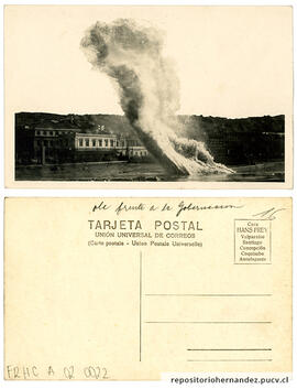 Postal Marejadas en Valparaíso 1 - Valparaíso