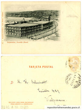 Postal Avenida Brasil 1 - Valparaíso